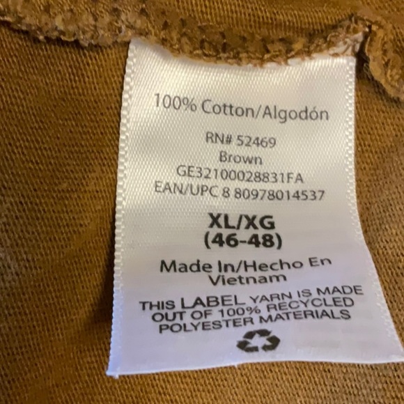 George Men's Tan Long Sleeve Tee - Picture 4 of 5